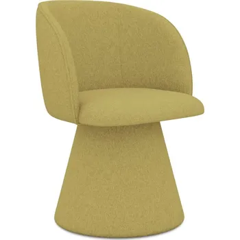 Jídelní židle Žluté čalouněné jídelní křeslo Maia – Makamii ID_1730668