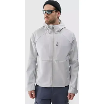 Pánská softshellová bunda Pánská softshellová bunda 4F 4FWSS25TSOFM313 COLD LIGHT GREY XXXL