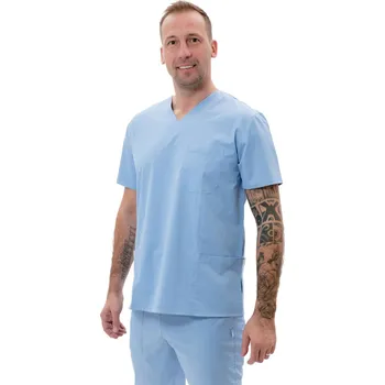 Zdravotnický oděv Perlička® Zdravotnická košile ROLO Bleděmodrá Barva: Bleděmodrá, Velikost: 52
