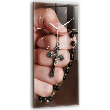 Hodiny Nástěnné hodiny SacroArte béžové 30 cm