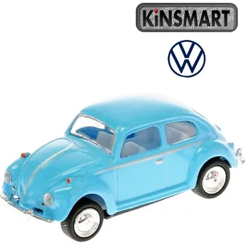 autíčko Kinsmart VW Classical Beetle 1:64 modrý