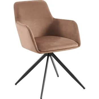 Jídelní židle Jídelní židle Olema - samet | hnědá