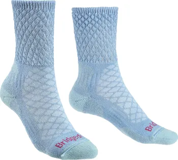 Dámské ponožky Ponožky Bridgedale Hike Lightweight Boot Merino Comfort Women's powder blue/438 S (3-4,5 UK)