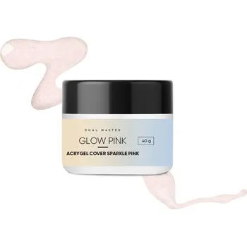 Umělé nehty Mistero Milano - Akrygel - POLYMER GEL GLOW PINK COVER MILKY PINK 40g