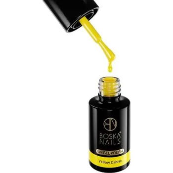 Přípravek na nehty Gel lak Summer Time Yellow Cabrio no 476 Boska Nails 6 ml
