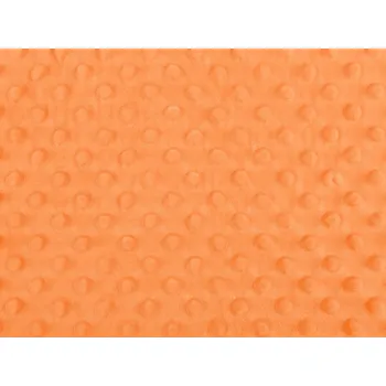 Minky s 3D puntíky SAN Varianta: 18 (25) oranžová světlá, Balení: 1 m