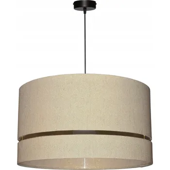 Závěsné stropní svítidlo se stínidlem 40/22 cm E27 Světle béžová + Zlaté částečky LATINA