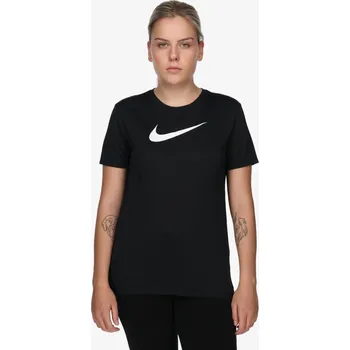 Dámské tričko Dámské funkční tričko s krátkým rukávem Nike W NK DF TEE RLGND HBR W černé FQ4975-011 - S | UK 8,5 | US 11