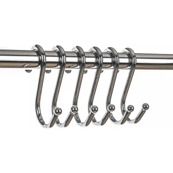 Věšák háček k závěsné tyči Cr VARIELLA (6ks)