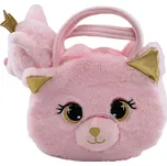 Plyšová kabelka Kočka - růžová