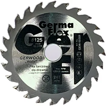 Řezný kotouč Řezací kotouč na dřevo Germa Flex GEW 00001 125x22,2 mm