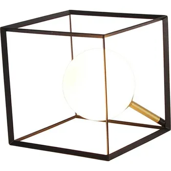 Lampička Noční lampa Weert 150 černá moderní kovová do ložnice a obýváku Ledea