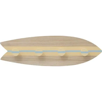 Věšák Dětský nástěnný věšák Rhon béžový moderní s háčky Atmosphera