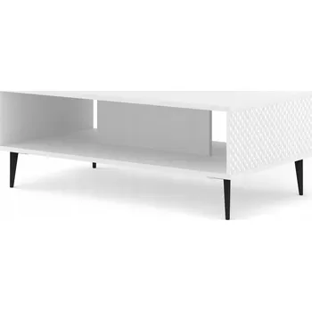 Konferenční stolek Konferenční stolek Homlando obdélníkový 90 x 60 x 43 cm bílý