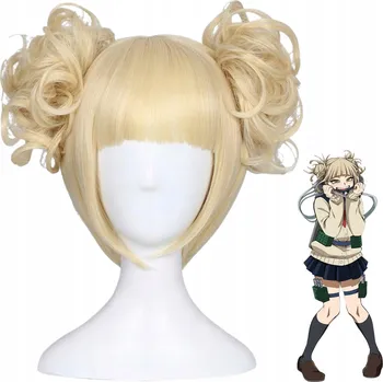 Karnevalová paruka Korbi paruka polodlouhé vlasy blond