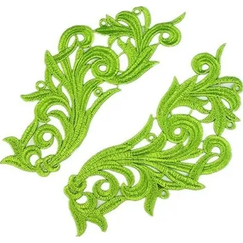 EU Krajková aplikace MAGNOLIA Fluo Green