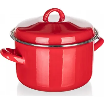 Hrnec hrnec + poklice pr.20cm 3,40l MILTON ČRV
