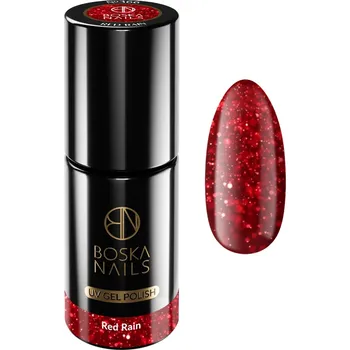 Lak na nehty Gel lak Divine Red Rain no 366 Boska Nails 6 ml