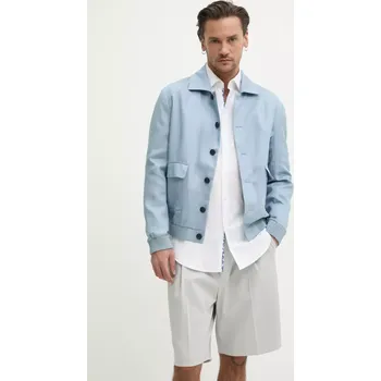 Dámské sako Sako HUGO modrá barva, 50538011 95X, vel. 48