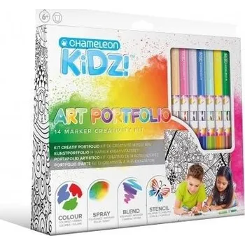 Výtvárné potřeby Dětský set Chameleon Kidz / Art Portfolio 10 ks
