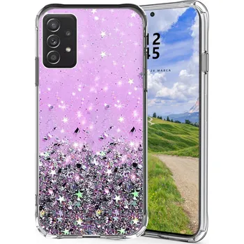 Pouzdro na mobilní telefon Zadní Kryt Radian pro Samsung Galaxy A52 A52S fialový