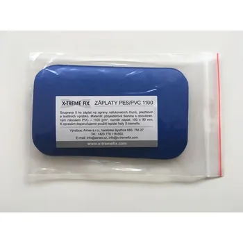 Záplaty Airtex PES/PVC 1100 g/m2 Barva: Modrá