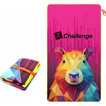 Ručník RUČNÍK Z MIKROVLÁKNA 80 x 150 cm CHALLENGE KOUPELOVÝ KAPIBARA