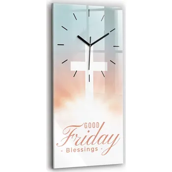 Hodiny Nástěnné hodiny SacroArte bílé 30 cm