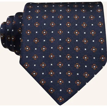 Kravata Zegna Pánská Kravata, tmavě modrá / hnědá, one size