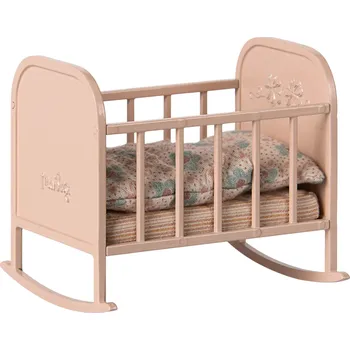 plyšák MAILEG Kovová kolébka - Light rose S25