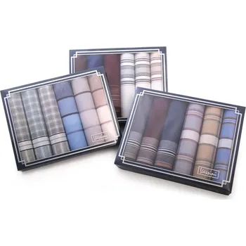 Látkový kapesník Etex kapesníky pánské M37 6ks - mix, UNI