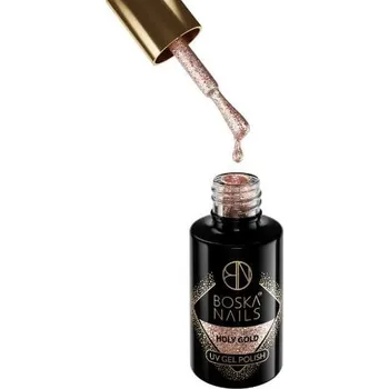 Lak na nehty Gel lak Special Time Holy Gold no 445 Boska Nails 6 ml