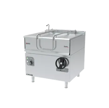Sporák GastroHaal P.PE-980-C Elektrická sklopná smažící pánev 80 l litinová vana (Practic, Elektrická sklopná smažící pánev 80 litrů litinová vana P.PE-980-C)