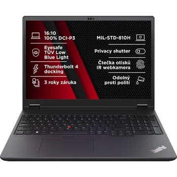 Notebook Notebook Lenovo ThinkPad P16v Gen 2 Black