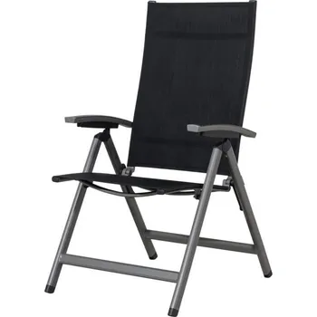 DOPPLER Křeslo zahradní AVANTAGE, polohovací, hliníkové, antracit