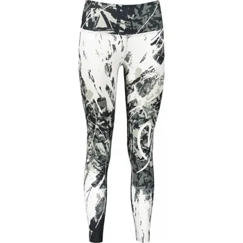 Dámské dlouhé legíny premium ALTISPORT VOJ/ALW018LEG01 ČERNOBÍLÁ XXXL