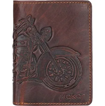 Peněženka Pánská peněženka RIEKER 1056 hnědá W5 -UNI-
