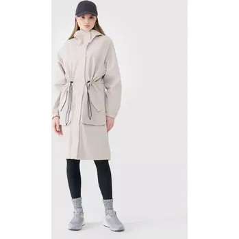 Dámský kabát Dámský kabát 4F 4FWSS25TTJAF718 BEIGE XL