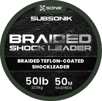 Sonik Subsonik Braided Shock Leader 50 lb/50 m