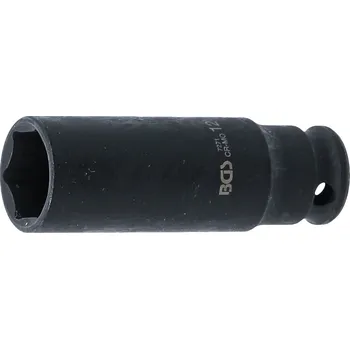 Dílna BGS 7271, Silová nástrčná hlavice, šestihranná, prodloužená | 6,3 mm (1/4") | 12 mm