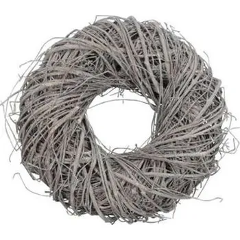 Věnec Šedý věnec z jilmových větví Elm Branch - Ø 20*5 cm