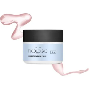 Lak na nehty Mistero Milano - Builder gel - TIXOLOGIC CLEAR PEACH 15g