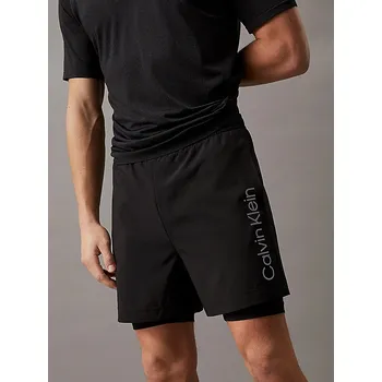 Pánské kraťasy Calvin Klein WO - 2IN1 SHORT 5 Pánské kraťasy S 00GMS4S839BAE