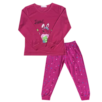 n-feel Dívčí pyžamo dlouhý rukáv - Valerle Dream D1 Barva: Růžová, Velikost: 7.let (vel.116/122)