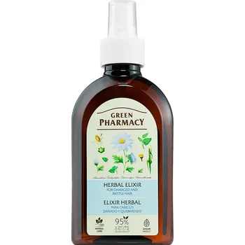 Vlasová regenerace Bylinný sprej pro poškozené a lámavé vlasy Green Pharmacy Herbal Elixir - 250 ml