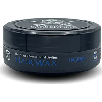 Stylingový přípravek Pomáda na vlasy se silnou fixací a maximálním leskem Barbertime Hair Wax Ocean - 150 ml - Pirates of the Barbertime + dárek zdarma
