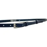 Dámský kožený opasek PENNY BELTS | modrý | 60662-0160 obvod pasu: 100cm