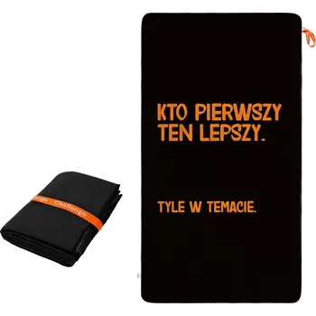 Ručník RUČNÍK Z MIKROVLÁKNA 80x150 cm CHALLENGE KOUPELNOVÝ TEXT