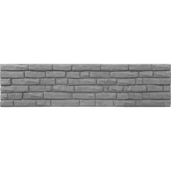 Ztracené bednění Betonová deska rovná jednostranná - cihla baculatá - Pískovec