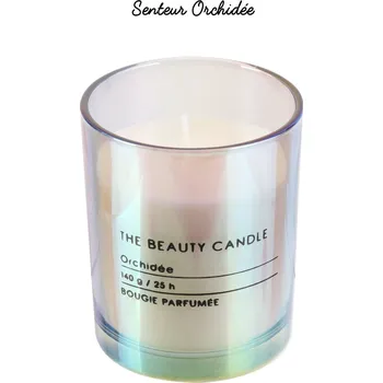 Svíčka Vonná svíčka Intesi The Beauty Candle Orchidee z přírodního vosku do obývacího pokoje